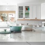 Custom-built kitchen with tailored cabinets